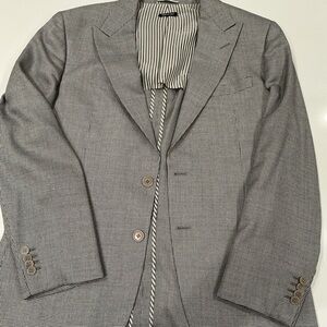 Giorgio Armani Classic Checkered Blazer